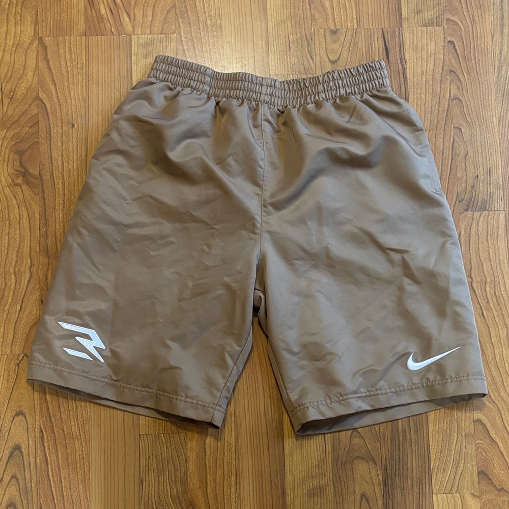 Nike Boys Tan Athletic Shorts
